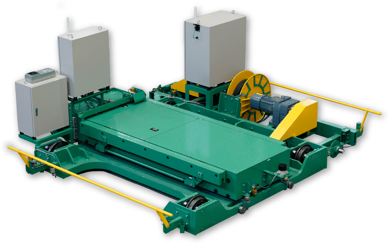バッテリー式ラック搬送装置(ワイヤレス)