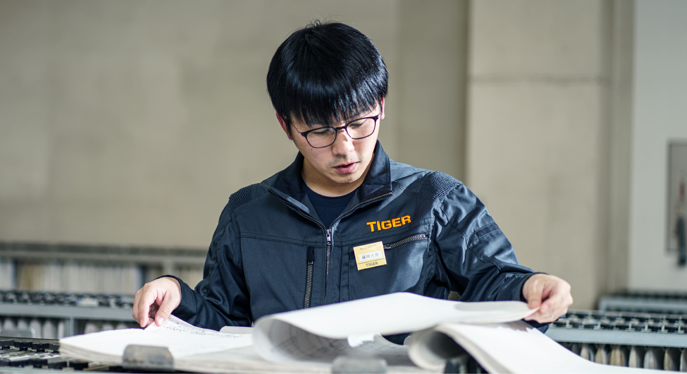 藤岡 大亮　仕事中の様子